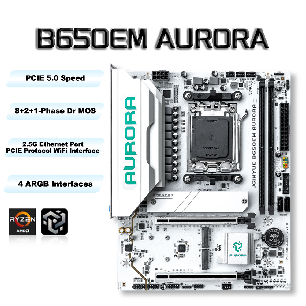 Am5 Micro Atx Pcie 5.0 Motherboard - Placas base Gaming B650 MATX AMD